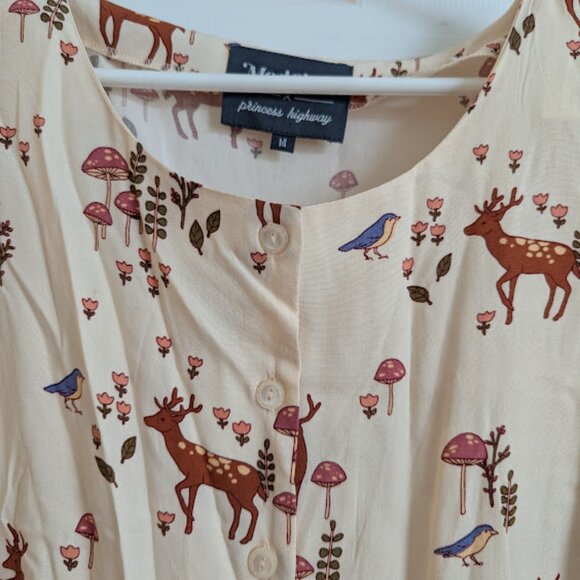 Princess Highway Woodland Deer Dress - Picture 3 of 9